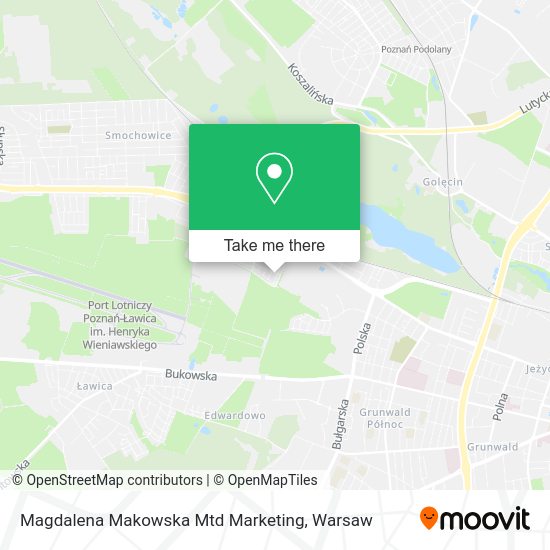 Карта Magdalena Makowska Mtd Marketing