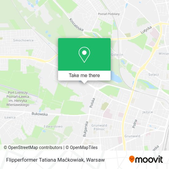 Flipperformer Tatiana Maćkowiak map