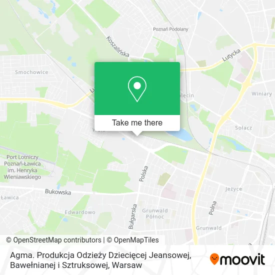 Карта Agma. Produkcja Odzieży Dziecięcej Jeansowej, Bawełnianej i Sztruksowej