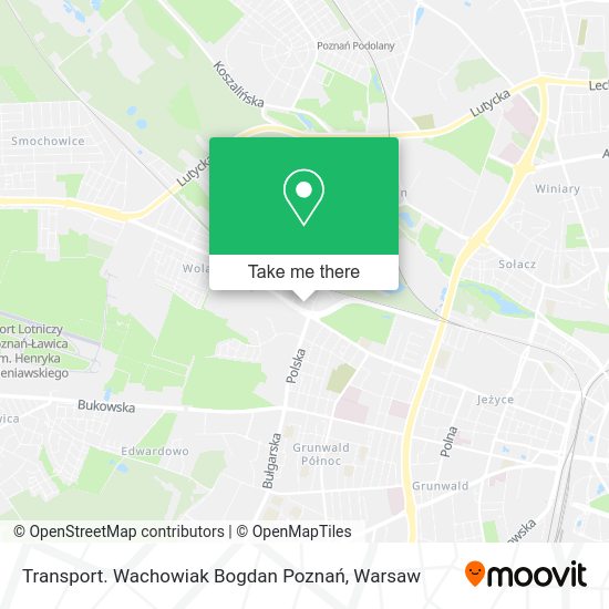 Transport. Wachowiak Bogdan Poznań map