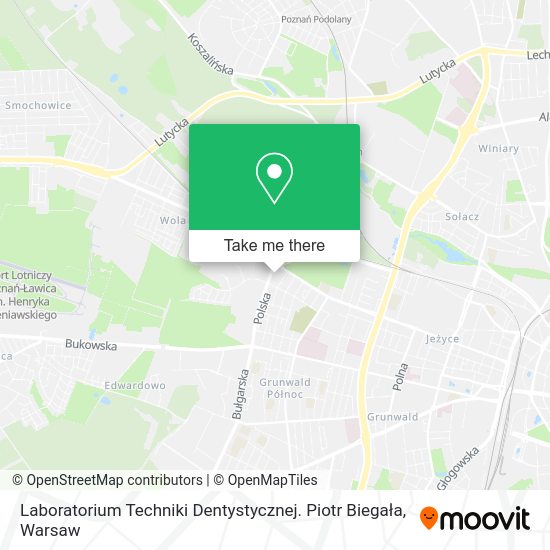 Laboratorium Techniki Dentystycznej. Piotr Biegała map