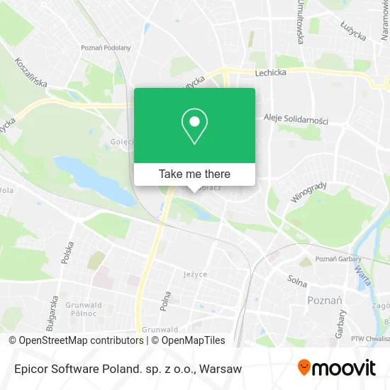 Карта Epicor Software Poland. sp. z o.o.