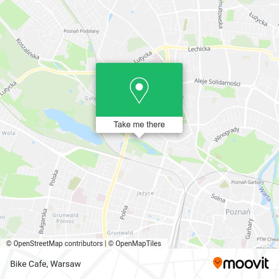 Bike Cafe map