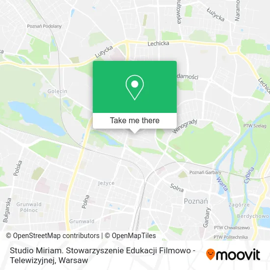 Карта Studio Miriam. Stowarzyszenie Edukacji Filmowo - Telewizyjnej