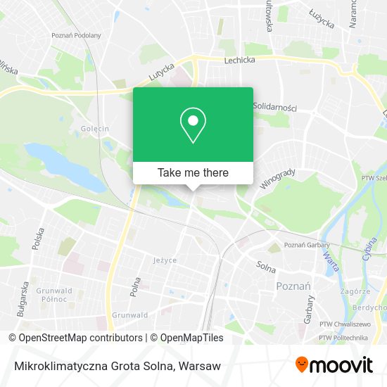 Mikroklimatyczna Grota Solna map