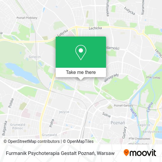 Карта Furmanik Psychoterapia Gestalt Poznań