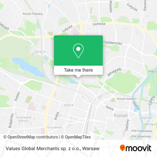 Values Global Merchants sp. z o.o. map