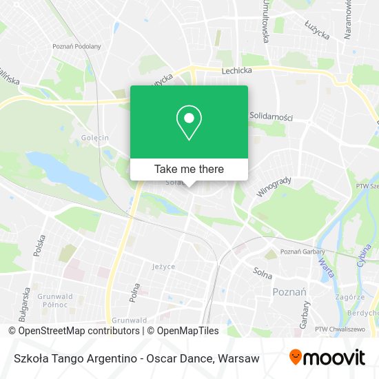 Szkoła Tango Argentino - Oscar Dance map