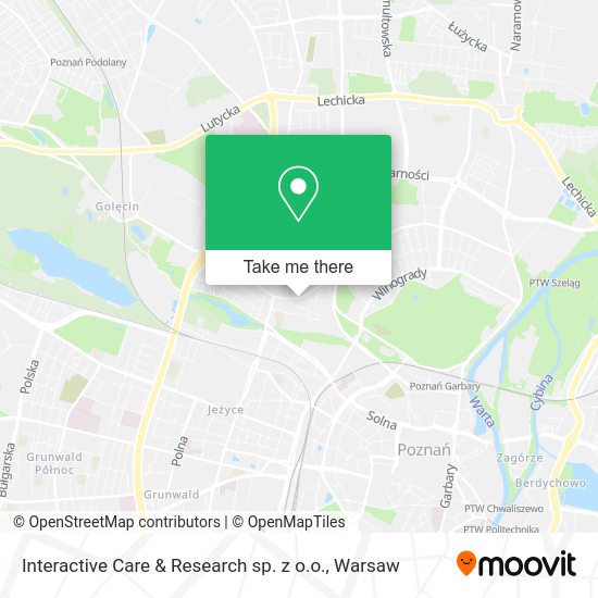 Карта Interactive Care & Research sp. z o.o.