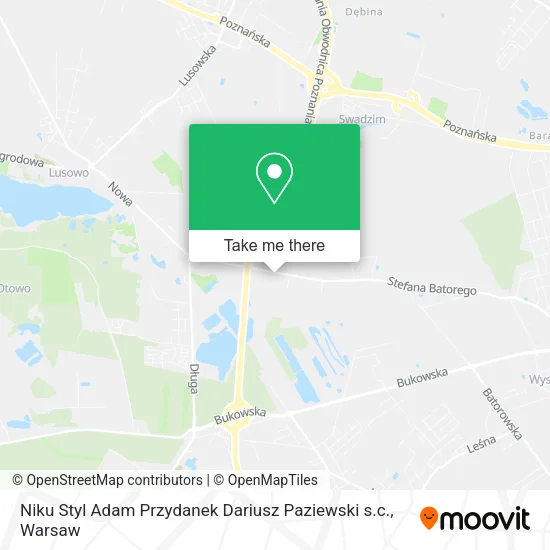 Карта Niku Styl Adam Przydanek Dariusz Paziewski s.c.