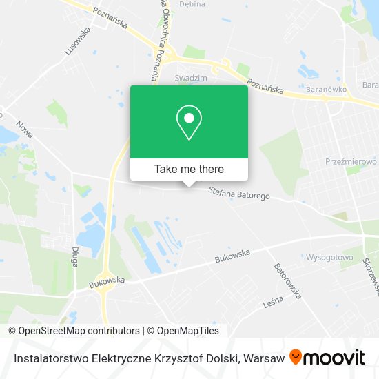 Instalatorstwo Elektryczne Krzysztof Dolski map