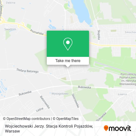 Wojciechowski Jerzy. Stacja Kontroli Pojazdów map