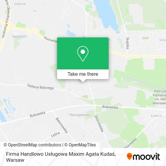 Firma Handlowo Usługowa Maxim Agata Kudaś map