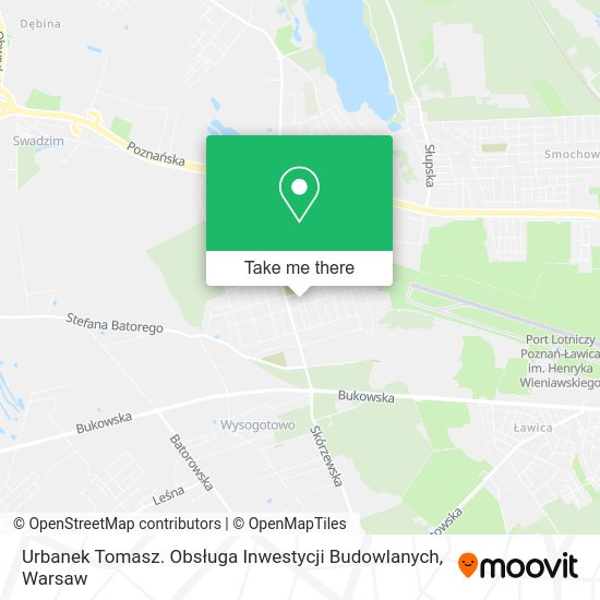 Urbanek Tomasz. Obsługa Inwestycji Budowlanych map