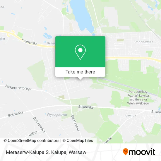 Карта Meraserw-Kalupa S. Kalupa