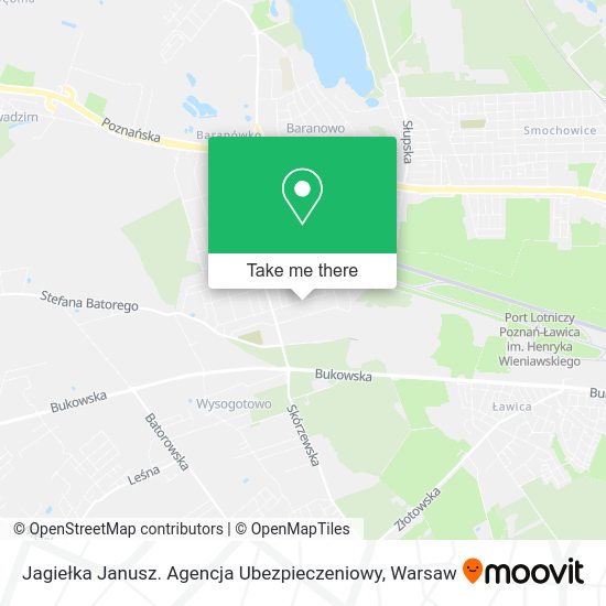 Jagiełka Janusz. Agencja Ubezpieczeniowy map