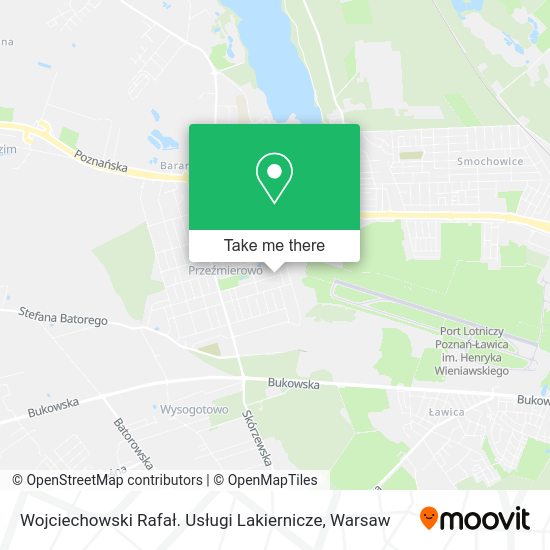 Wojciechowski Rafał. Usługi Lakiernicze map