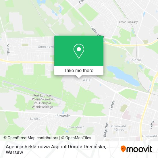 Agencja Reklamowa Asprint Dorota Dresińska map