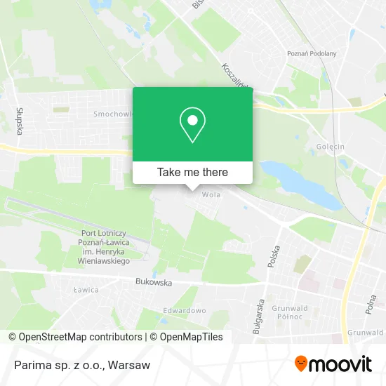 Parima sp. z o.o. map