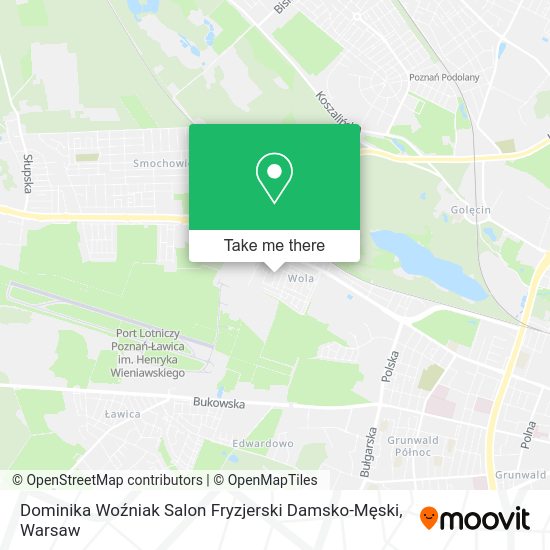 Dominika Woźniak Salon Fryzjerski Damsko-Męski map