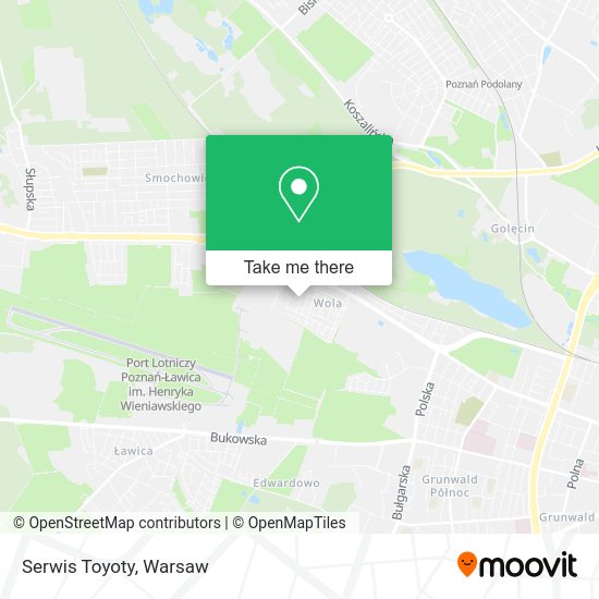 Serwis Toyoty map