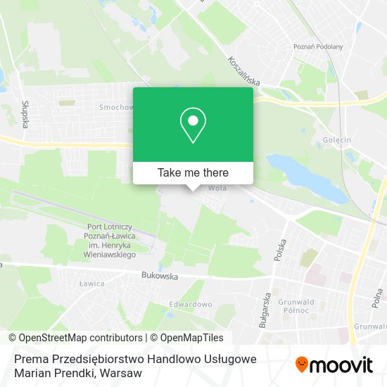 Prema Przedsiębiorstwo Handlowo Usługowe Marian Prendki map