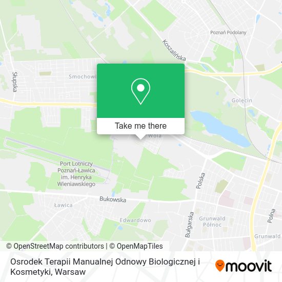 Osrodek Terapii Manualnej Odnowy Biologicznej i Kosmetyki map