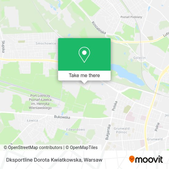 Dksportline Dorota Kwiatkowska map