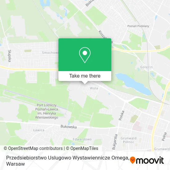 Карта Przedsiebiorstwo Uslugowo Wystawiennicze Omega