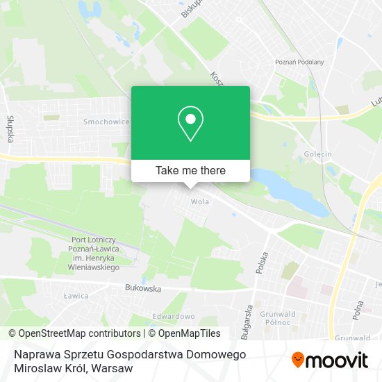 Naprawa Sprzetu Gospodarstwa Domowego Miroslaw Król map