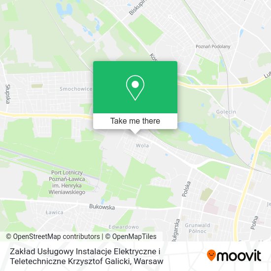 Zakład Usługowy Instalacje Elektryczne i Teletechniczne Krzysztof Galicki map