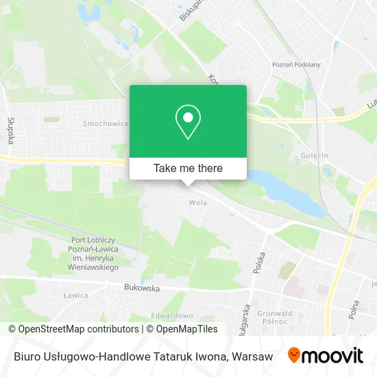 Карта Biuro Usługowo-Handlowe Tataruk Iwona