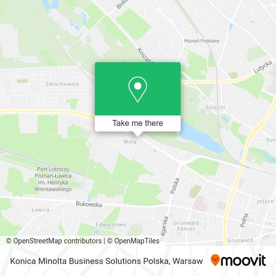 Konica Minolta Business Solutions Polska map