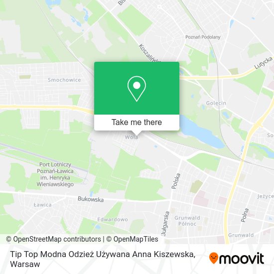 Tip Top Modna Odzież Używana Anna Kiszewska map