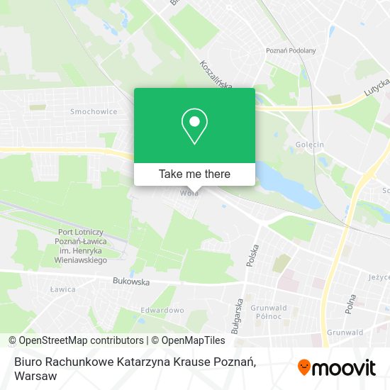 Biuro Rachunkowe Katarzyna Krause Poznań map