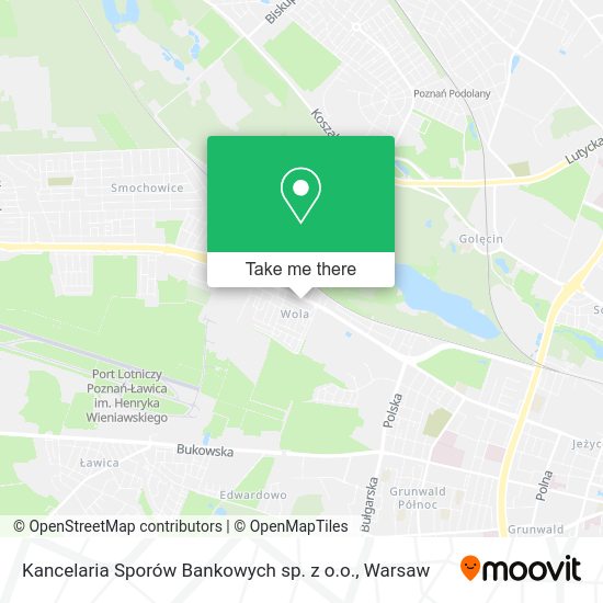 Карта Kancelaria Sporów Bankowych sp. z o.o.