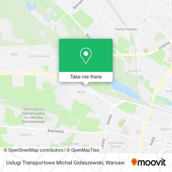 Usługi Transportowe Michał Gidaszewski map