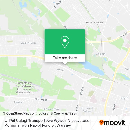 Ul Pol Uslugi Transportowe Wywoz Nieczystosci Komunalnych Pawel Fengler map