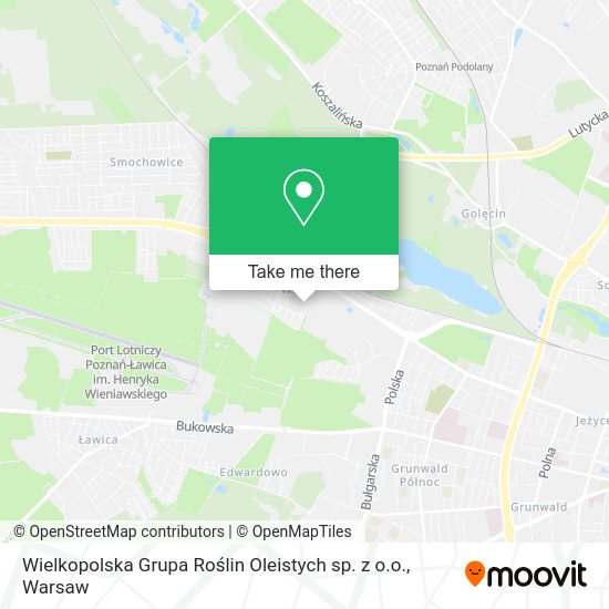 Wielkopolska Grupa Roślin Oleistych sp. z o.o. map