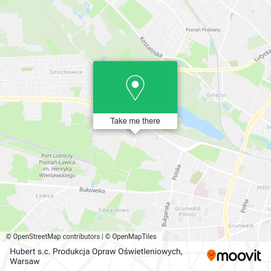 Карта Hubert s.c. Produkcja Opraw Oświetleniowych