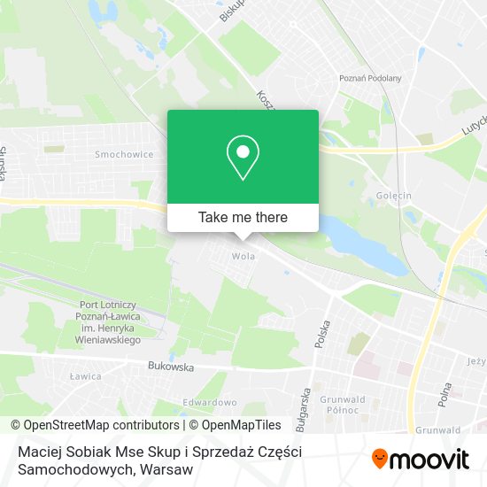 Maciej Sobiak Mse Skup i Sprzedaż Części Samochodowych map