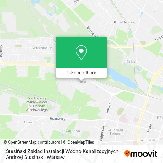 Stasiński Zakład Instalacji Wodno-Kanalizacyjnych Andrzej Stasiński map