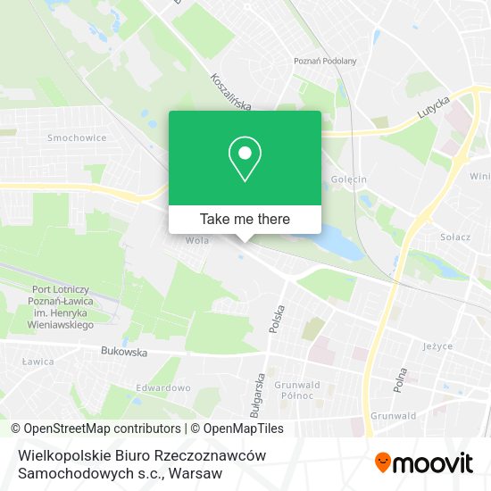 Wielkopolskie Biuro Rzeczoznawców Samochodowych s.c. map