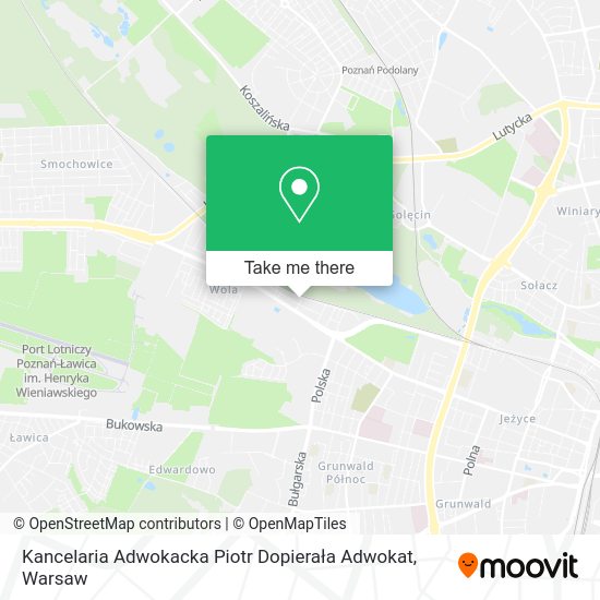 Kancelaria Adwokacka Piotr Dopierała Adwokat map