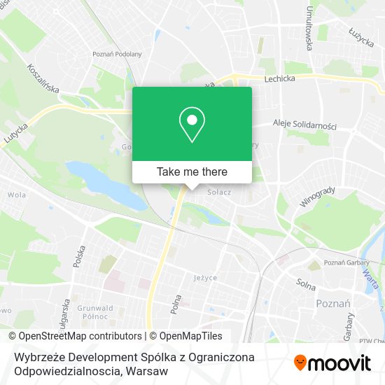 Wybrzeże Development Spólka z Ograniczona Odpowiedzialnoscia map