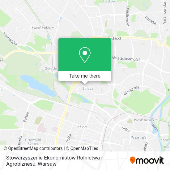 Stowarzyszenie Ekonomistów Rolnictwa i Agrobiznesu map