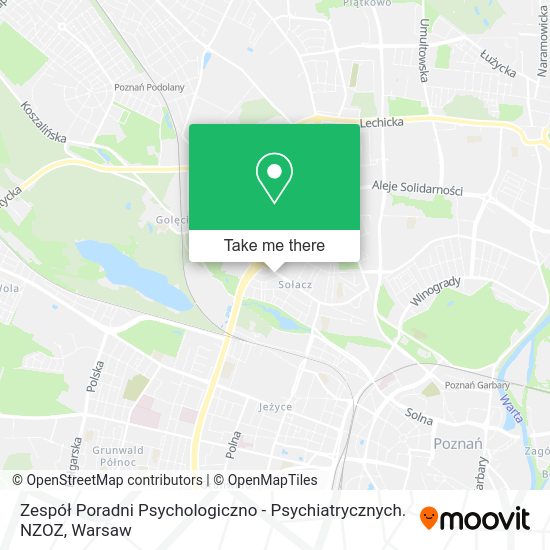 Zespół Poradni Psychologiczno - Psychiatrycznych. NZOZ map