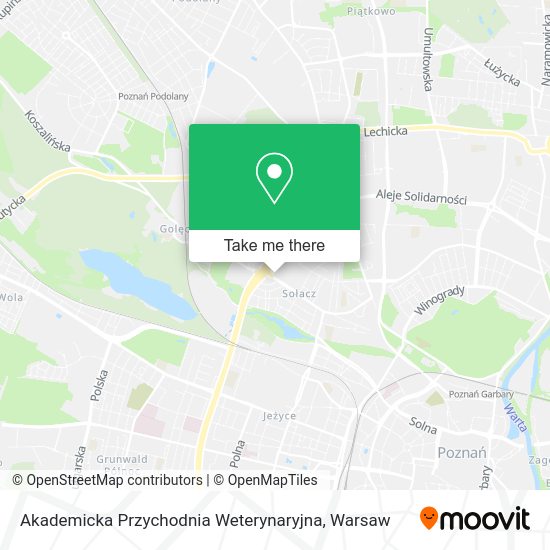 Akademicka Przychodnia Weterynaryjna map