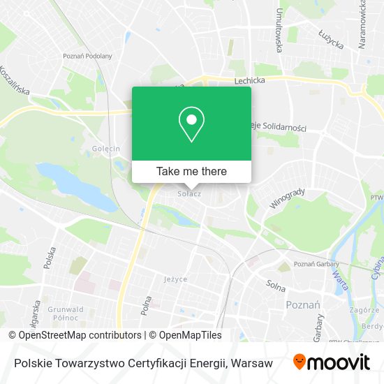 Polskie Towarzystwo Certyfikacji Energii map