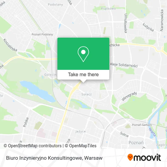 Карта Biuro Inzynieryjno Konsultingowe